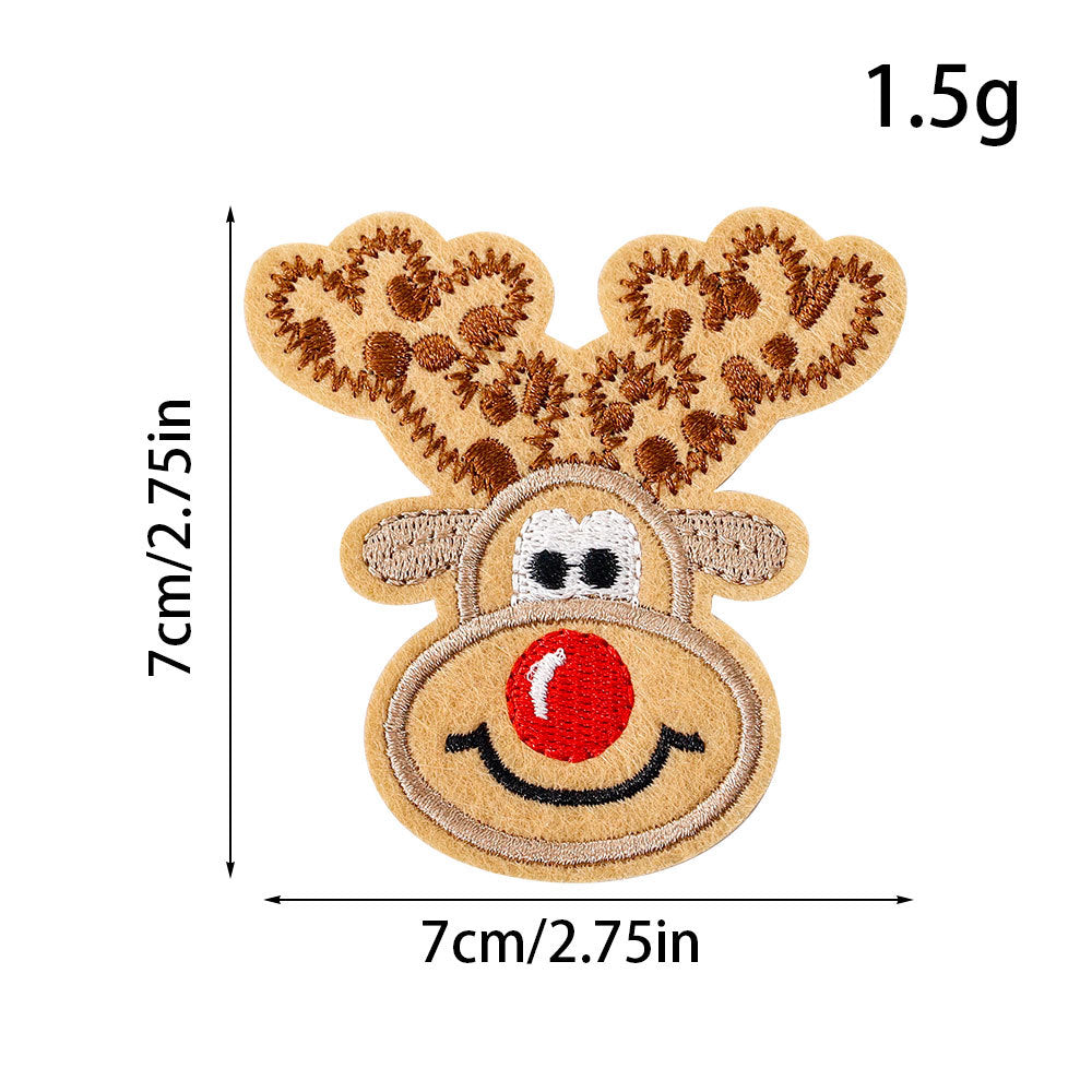 Wholesale Cartoon Christmas patch embroidery